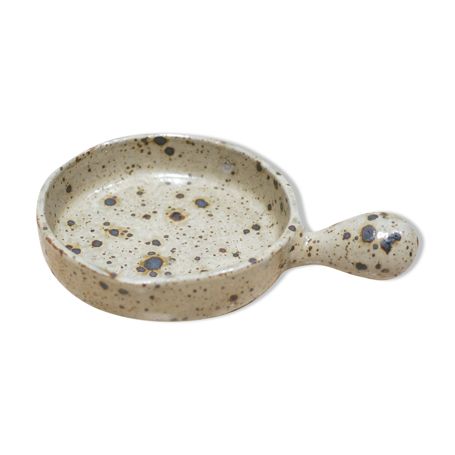 Empty cup vintage pocket in pyrite stoneware