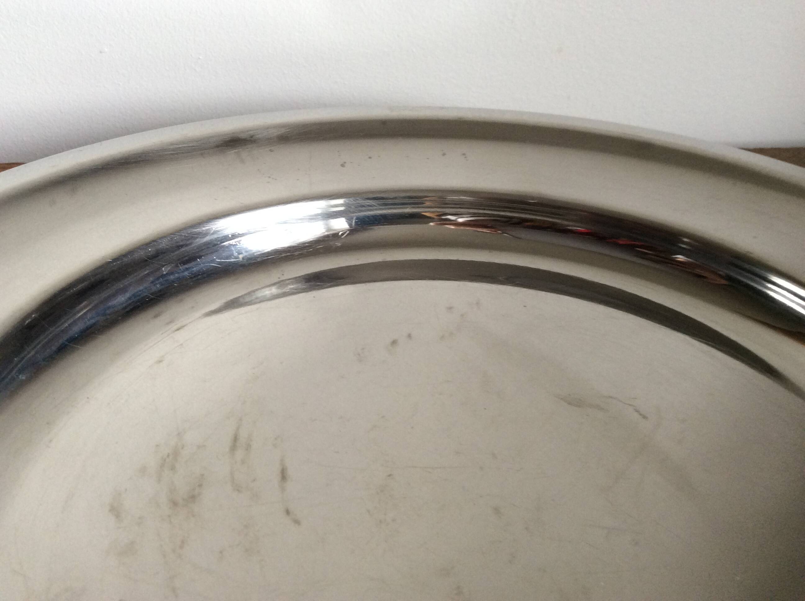 Stainless steel pearl plate