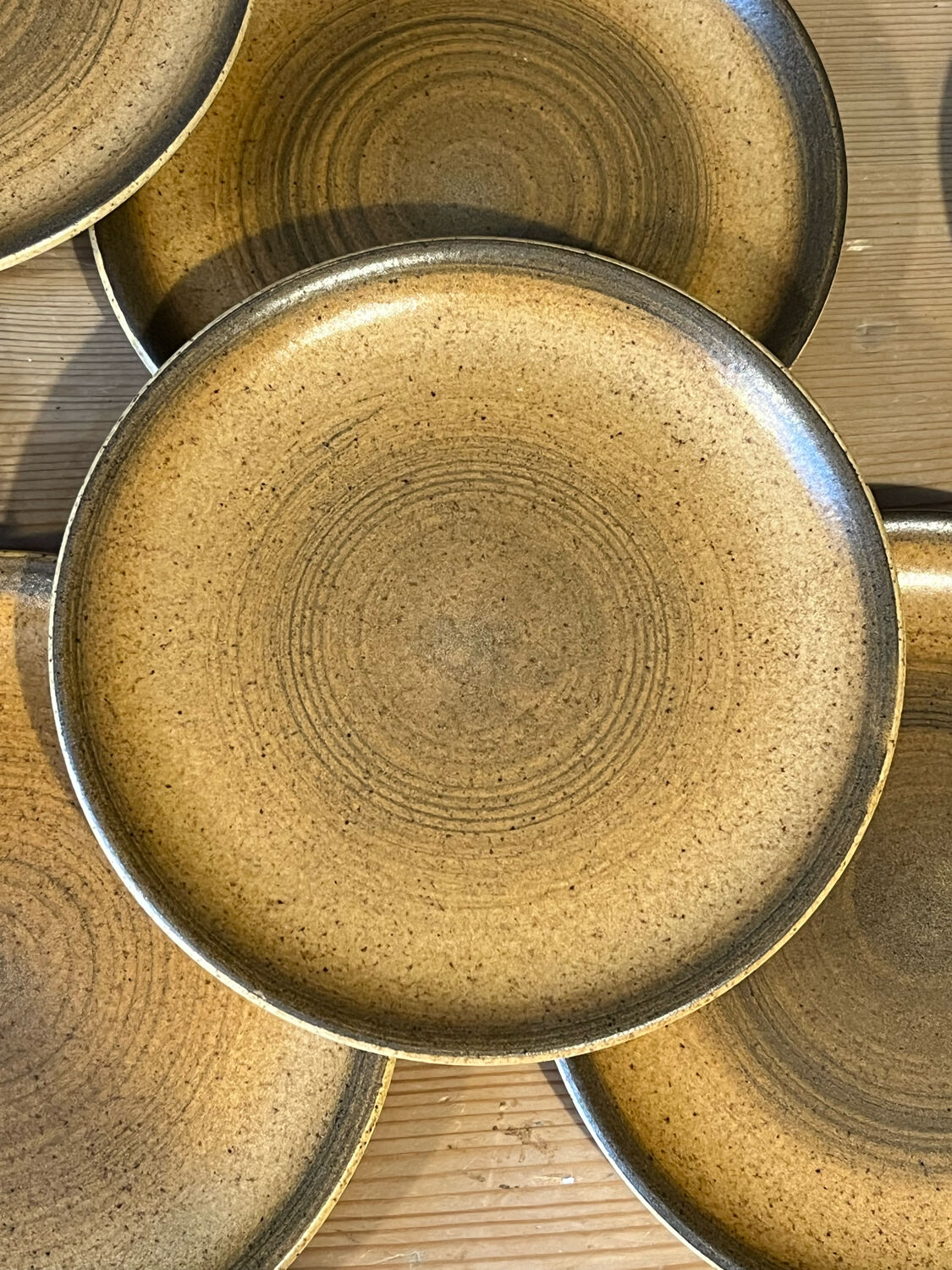 Lonchamp stoneware plates