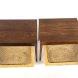 Set of 2 rosewood workers, Severin Hansen, Haslev Møbelfabrikk, Denmark, 1960