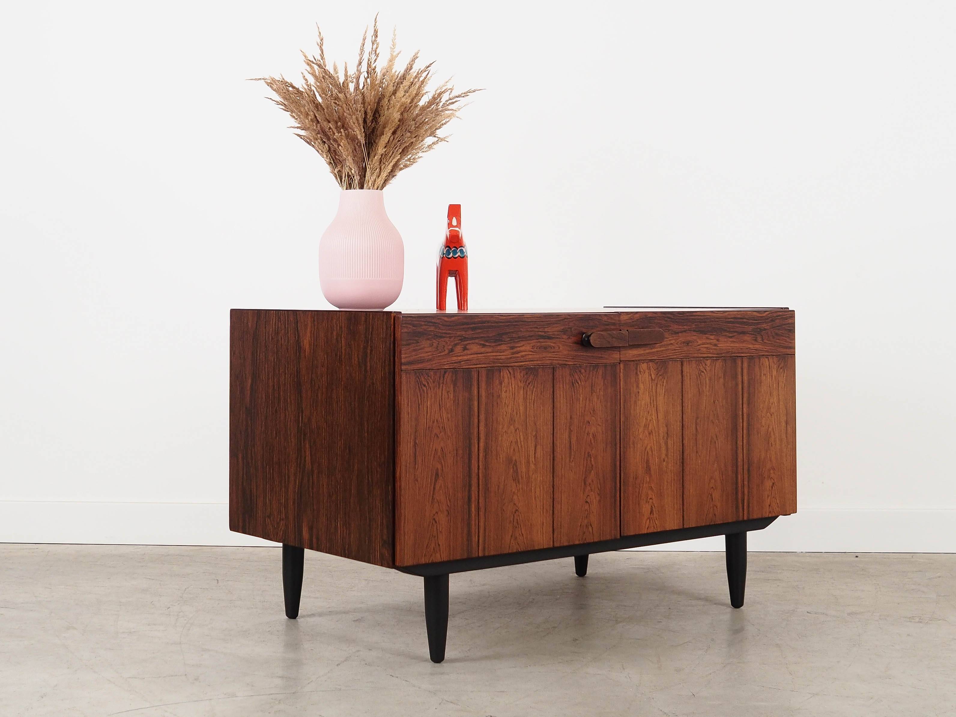Rosewood cabinet, Danish design, 1970s, production: Denmark