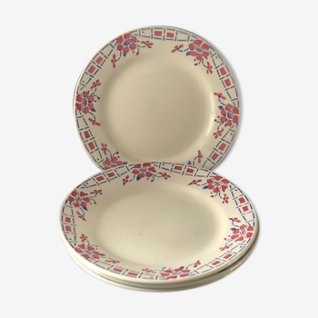 4 dessert plates Ceranord