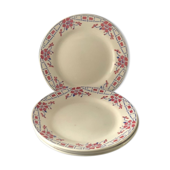 4 dessert plates Ceranord