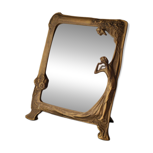Miroir de table Art Nouveau, Pierre