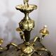 Antique bronze chandelier 6 arms