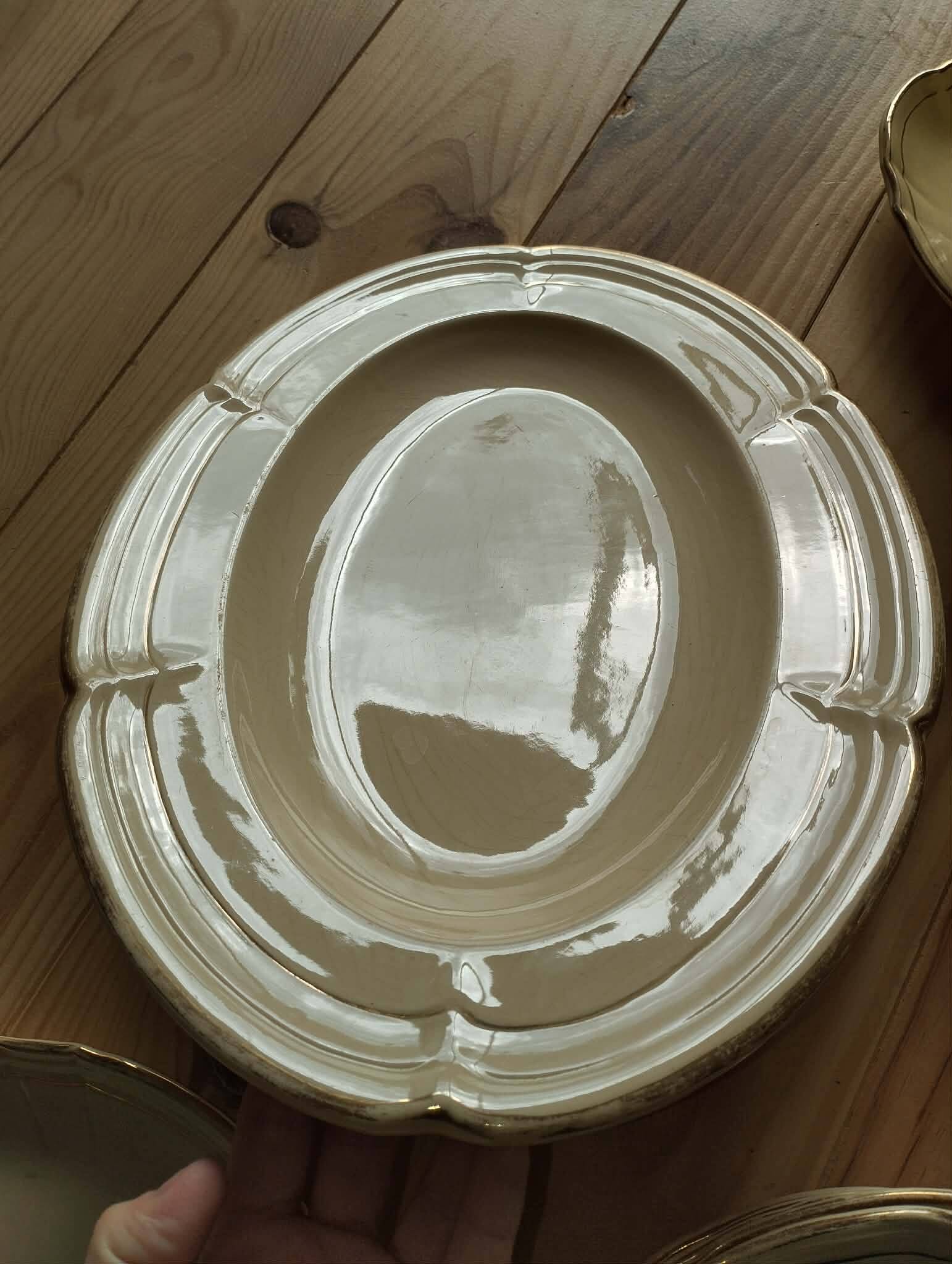 Antique gien table service – niderviller model – exceptional set