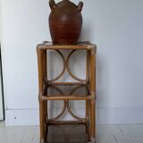 Rattan shelf