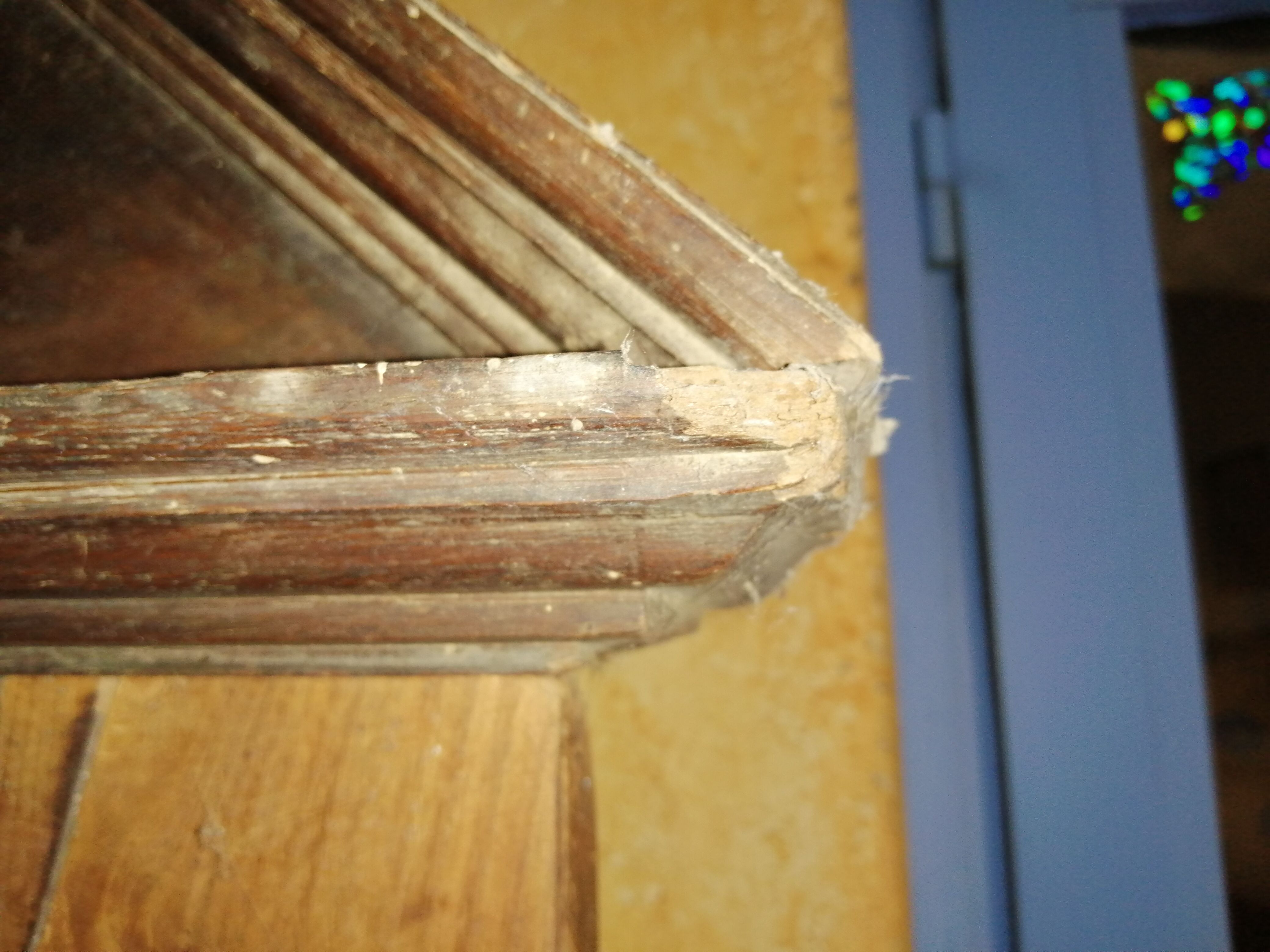 French Oratory prayer storage cabinet in walnut