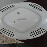 Porcelain dish floral decoration