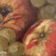 Painting 'Still Life with Fruits' Oil on panel signed, 1900s
