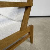 Rene Gabriel oak armchair circa 1950