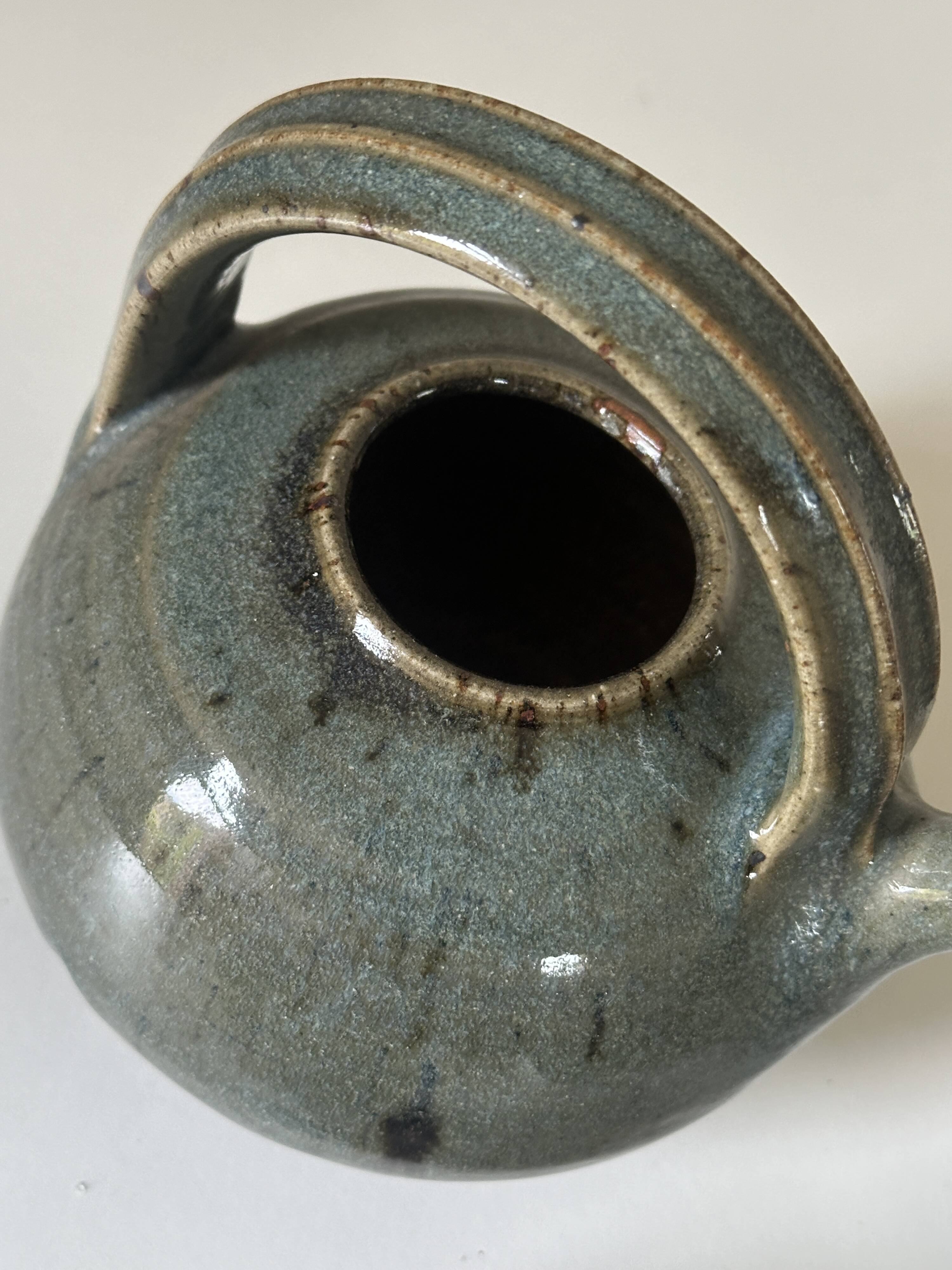 Vintage Gustave Tiffoche ceramic tea set from the 60s