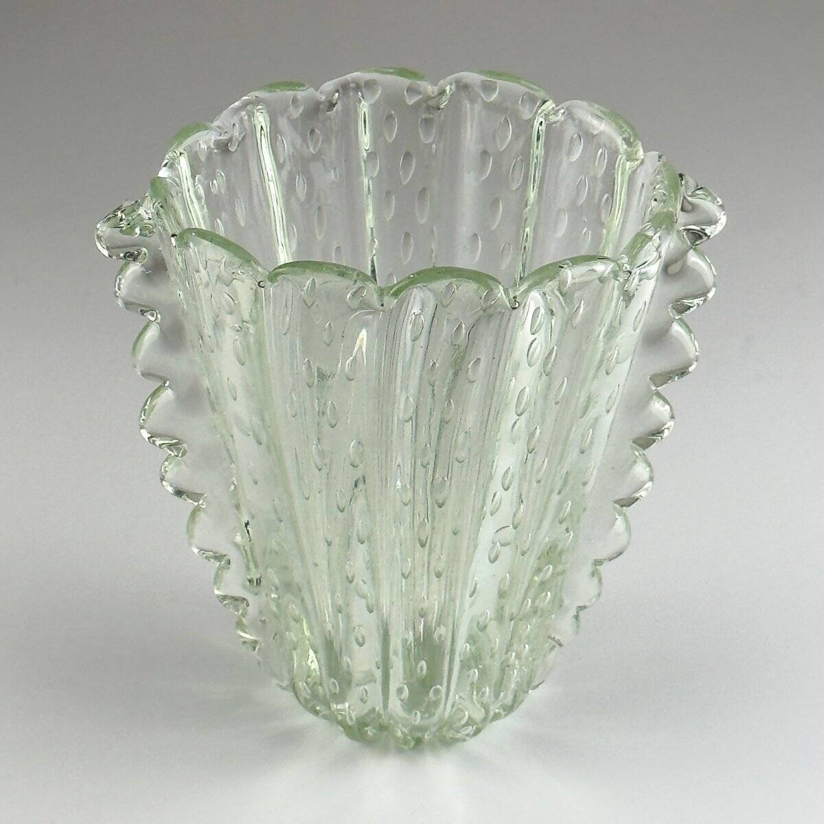 Vintage Murano glass vase by Barovier & Toso, Italy 1930-40s