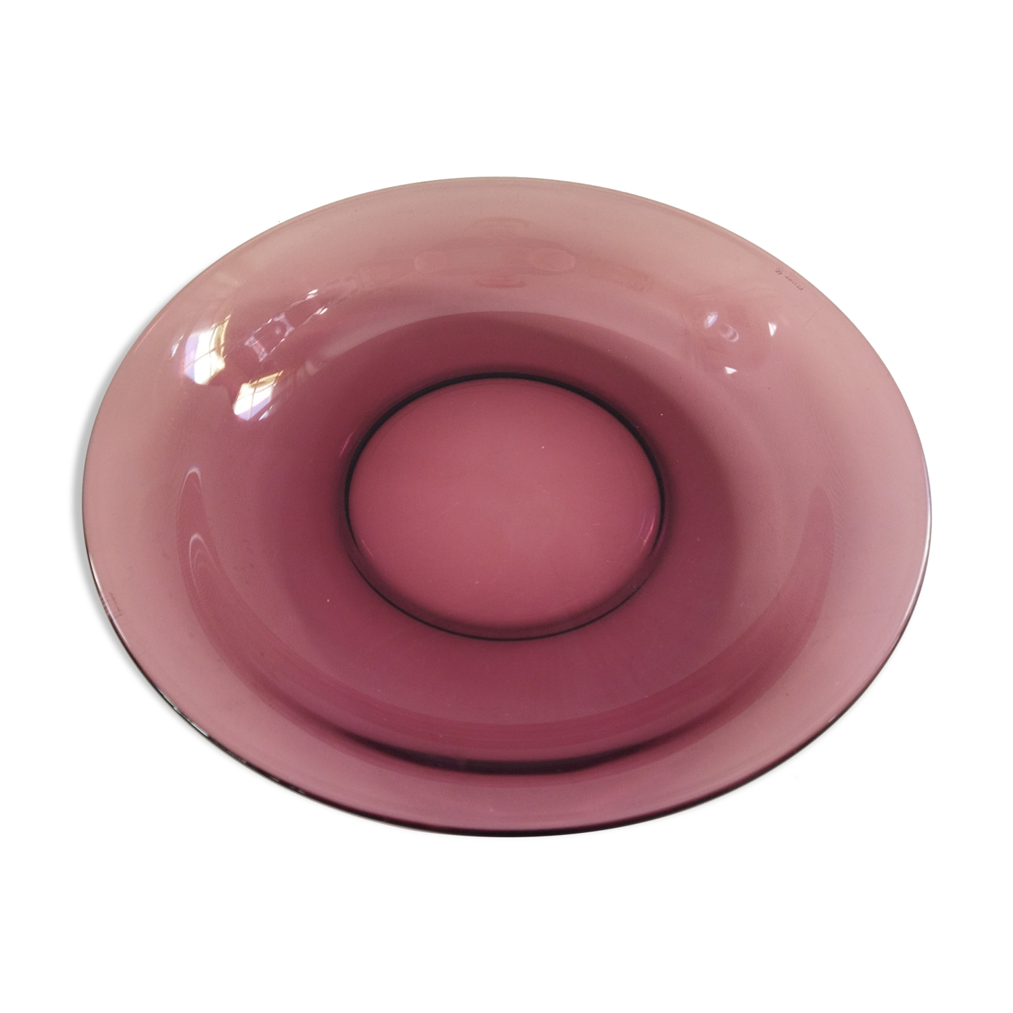 Amethyst Vereco hollow dish