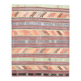 Tapis Kilim turc vintage, 169 x 211 cm