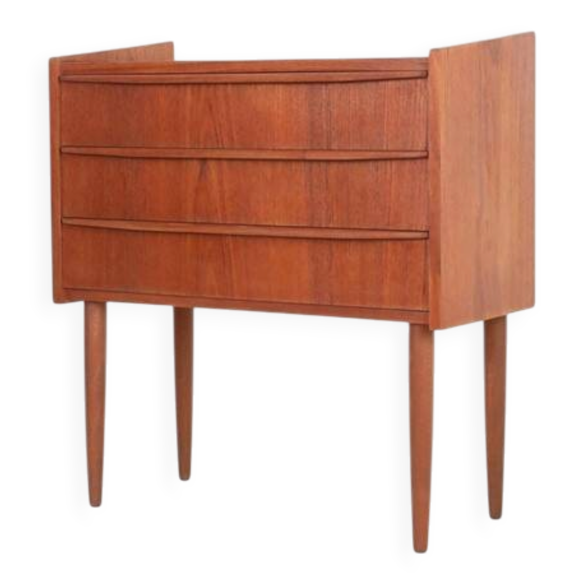 Filigree mid-century teak chest of drawers / Danish modern design / 1960s