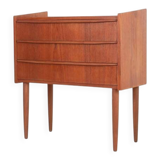Filigree mid-century teak chest of drawers / Danish modern design / 1960s