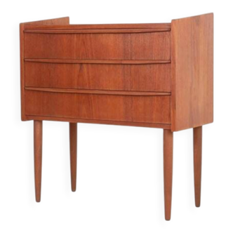 Filigree mid-century teak chest of drawers / Danish modern design / 1960s