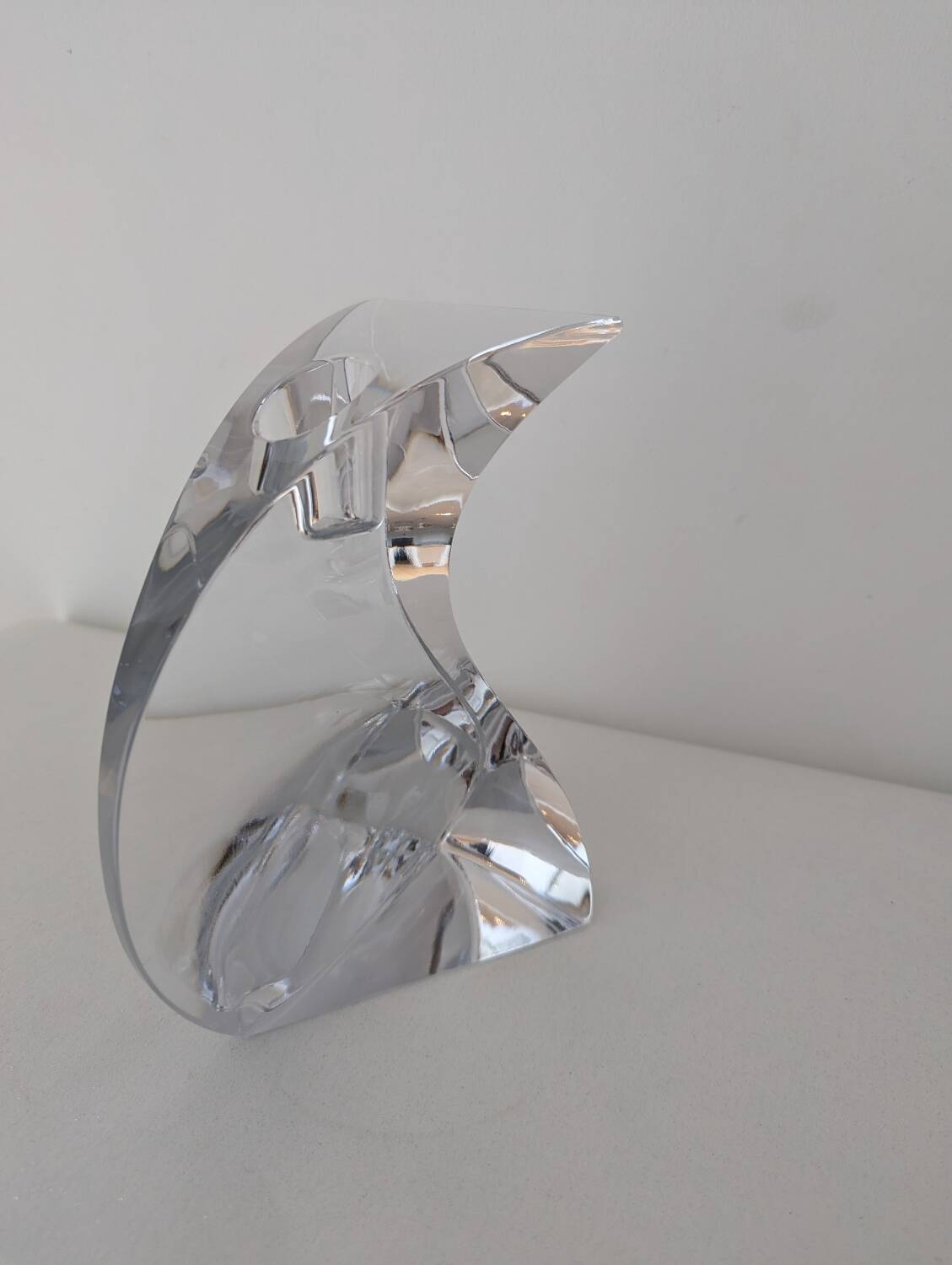 Crystal candle holder