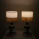 Années 1970 paire de lampes de chevet / de table