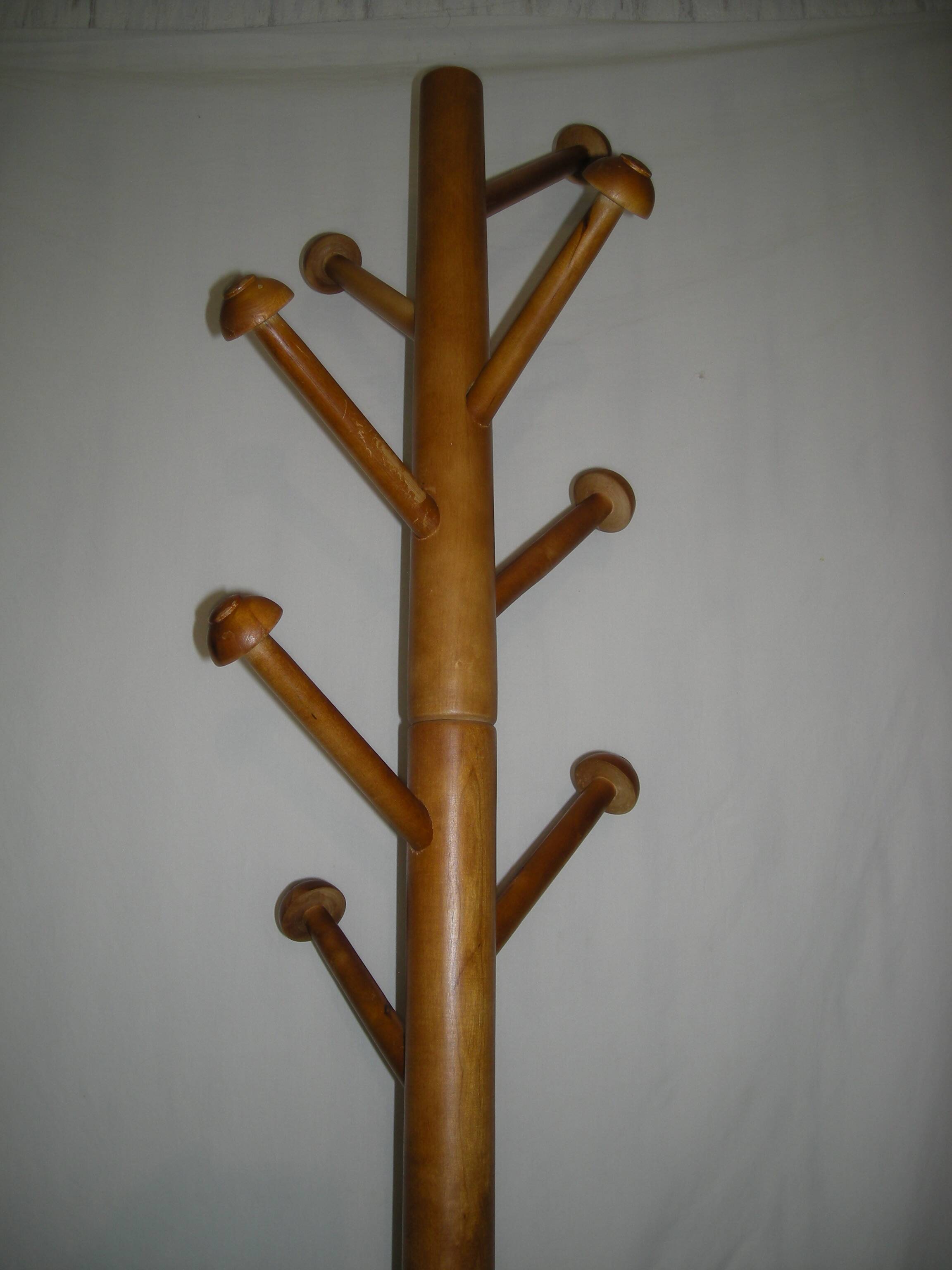 80s floor coat rack