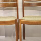 Set of 4 chairs dyrlund year 60 in teak
