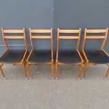 Set of 4 scandinavian chairs