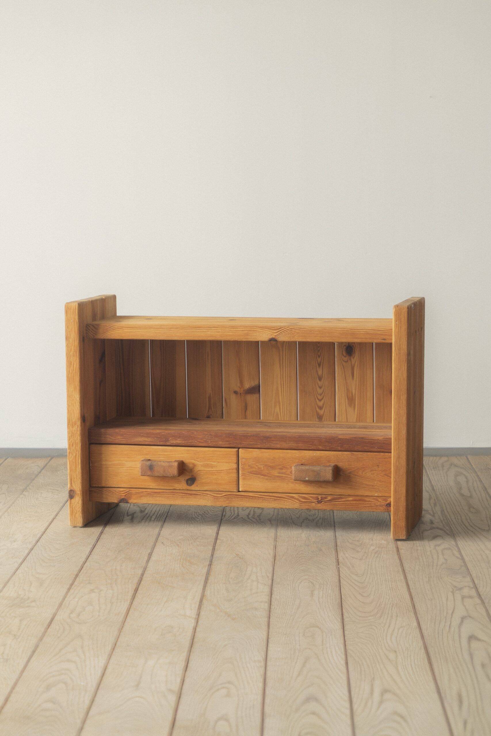 Hans Jørgen Frydendal solid pine bookcase