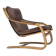 1970s, Swedish design by Åke Fribytter, armchair, leather, bentwood.