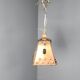 Brutalist copper pendant light, 1970s