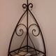 Etagère d'angle en fer forgé - artisanat marocain