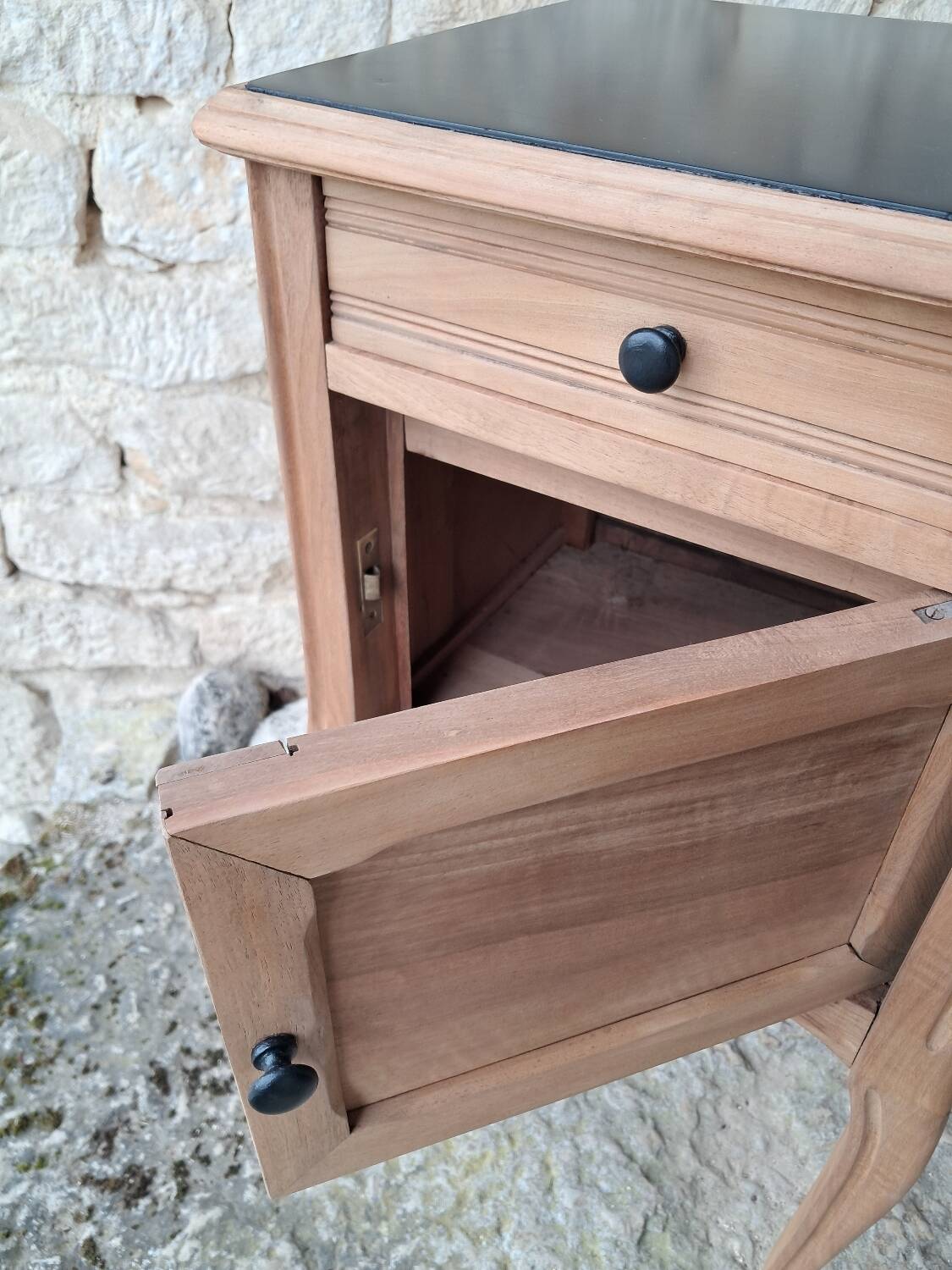 Airbrushed bedside table