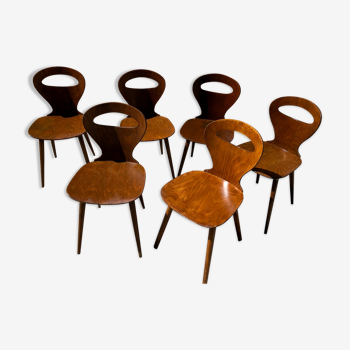 Series of six chairs Ant Baumann