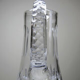 Large cut crystal water pitcher, European crystal makers 20th century