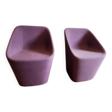 Pair of Log 365 armchairs by Pedrali