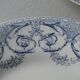 Set of 3 plates and 1 ravier Creil Montereau Terre de Fer, Dubarry décor