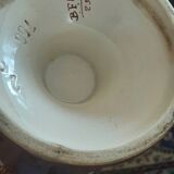 Pair of BKF earthenware vases and planter