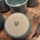 Lot de 6 mugs en grès