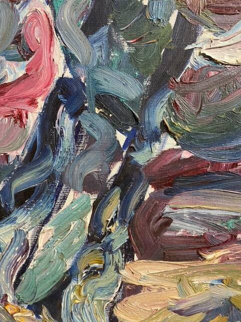 Oil on canvas signed C. Douard, 1969