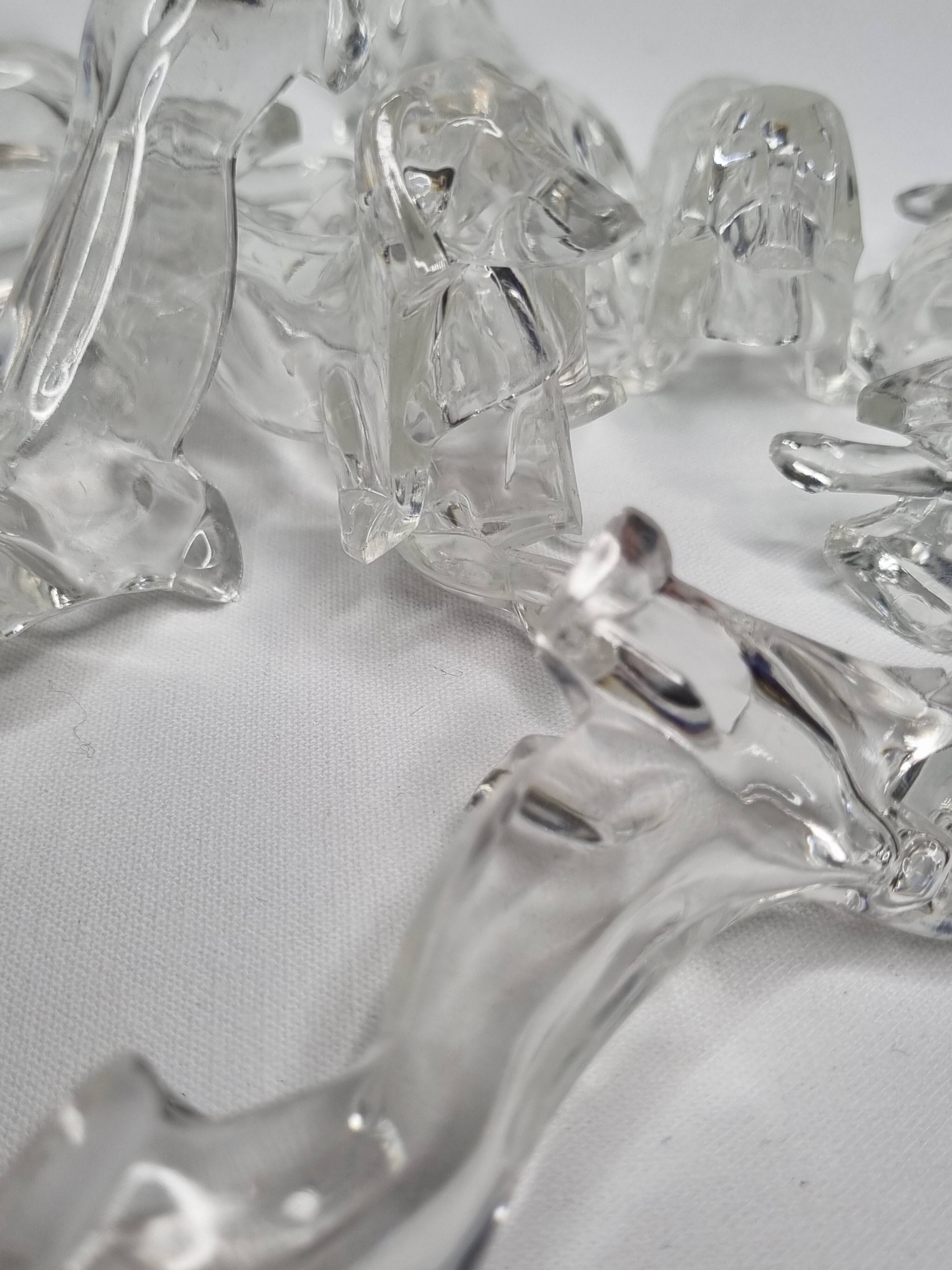 Set of 12 vintage dachshund knife holders, 70s