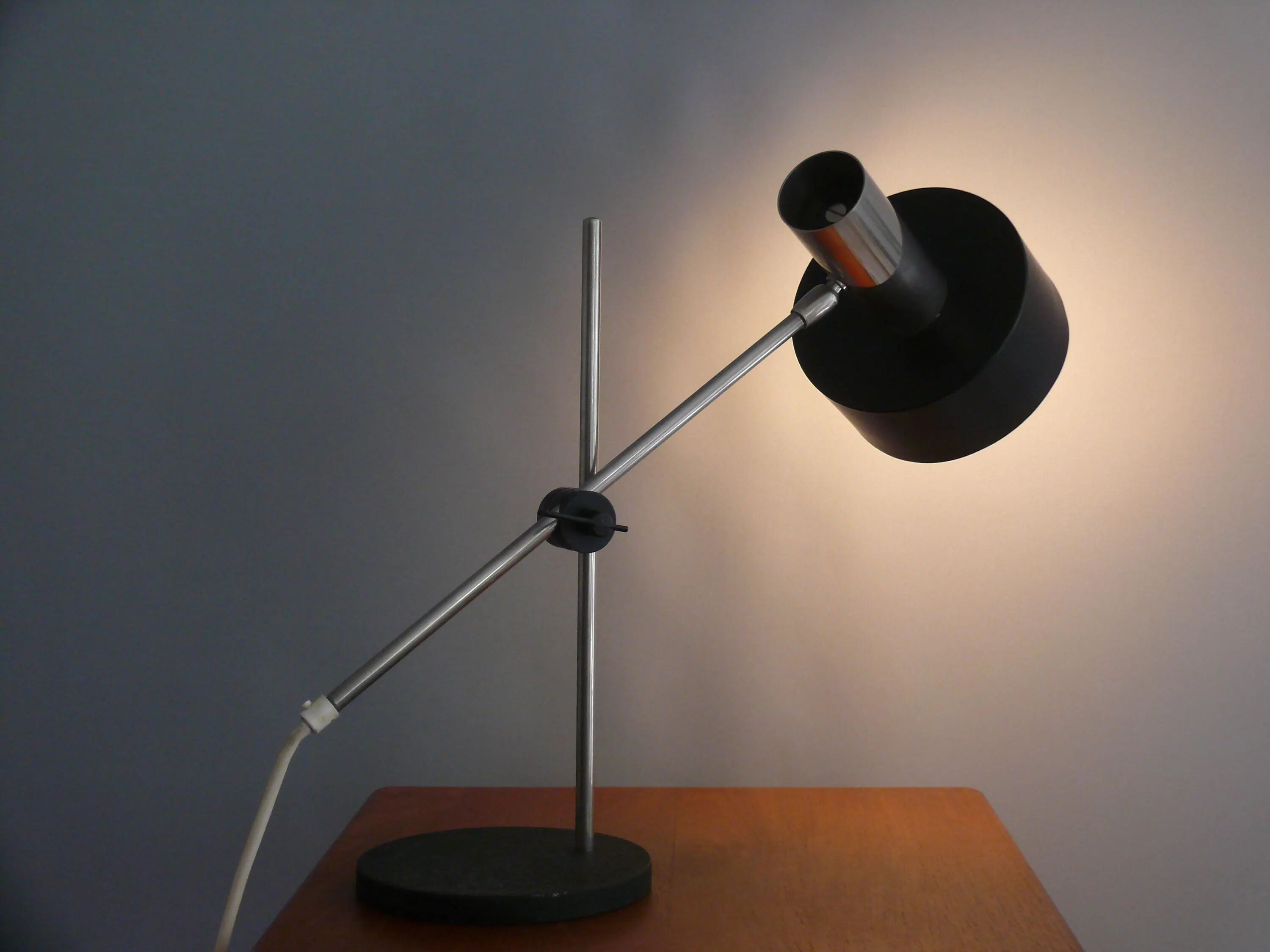 Leclaire & Schäfer Table Lamps, original 1960s, vintage, mid century