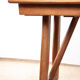 Large extendable dining table, 320 cm, in oak, Guillerme and Chambron.