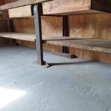 Solid wood workbench heavy goods vehicle garage