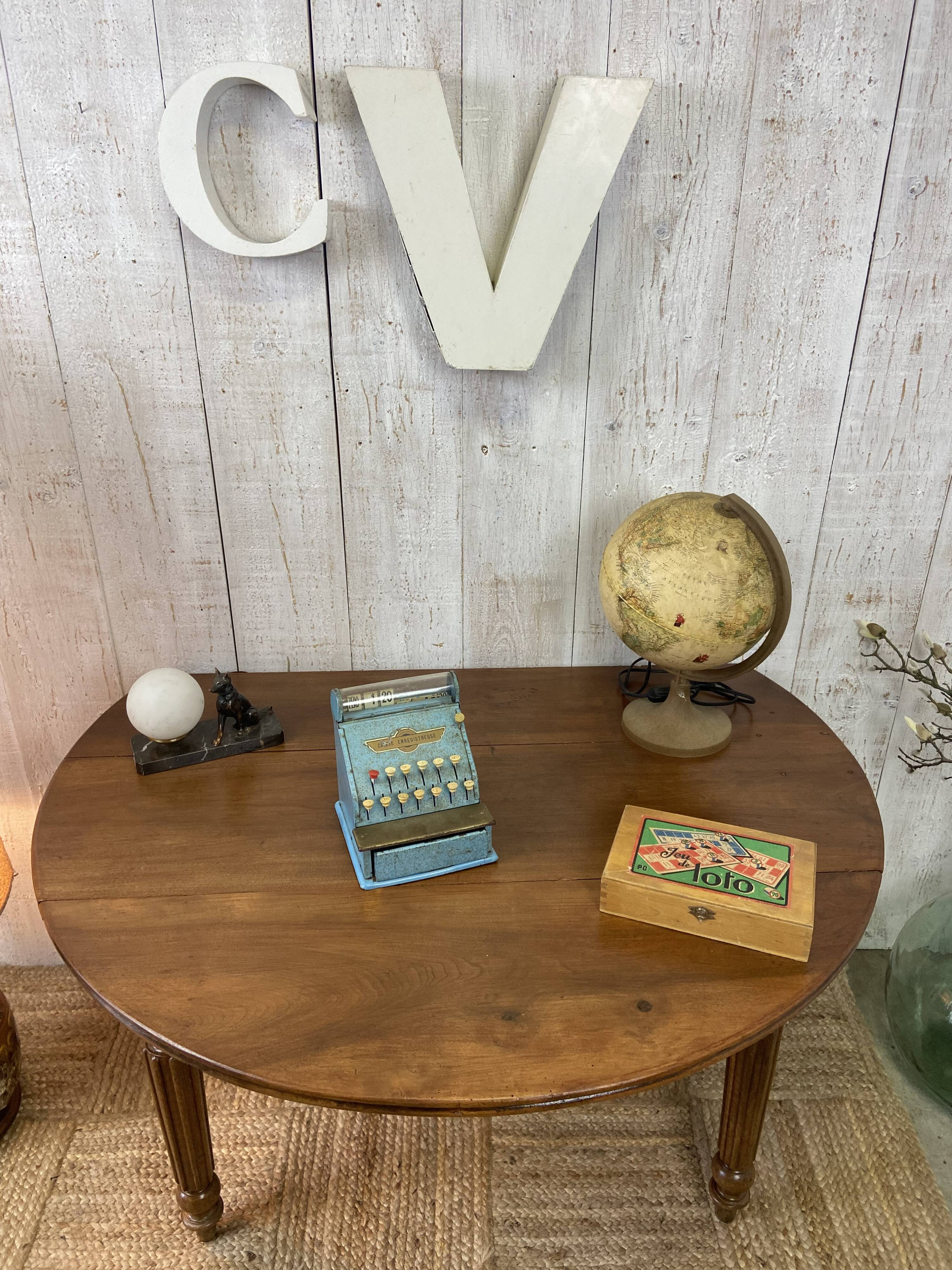 Country-style drop-leaf table