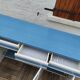 Kitchen cabinet in blue formica 4 doors 4 drawers