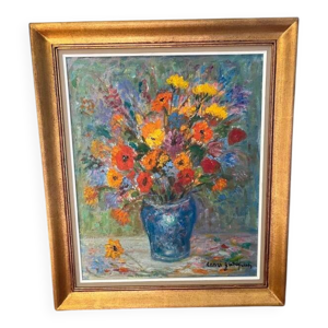 Huile sur toile - Garapon