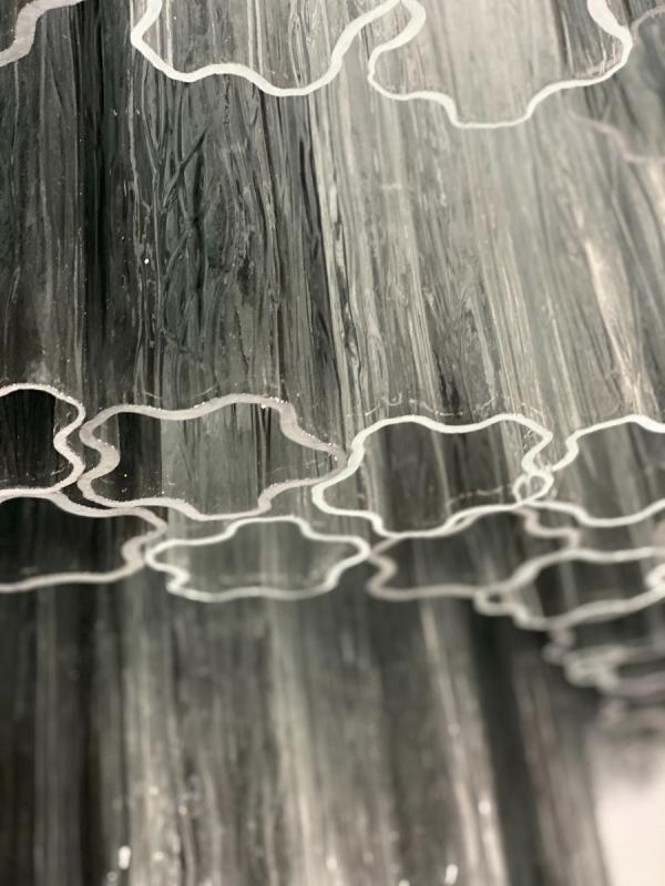 Venetian Lustre In Murano Glass Grey/Blue And Transparent