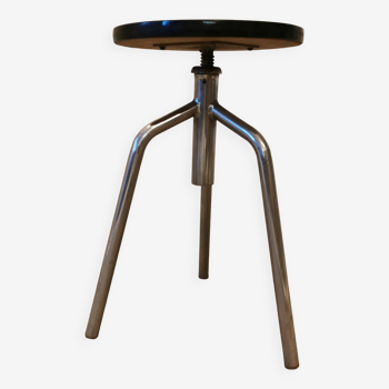 Tabouret à vis en formica