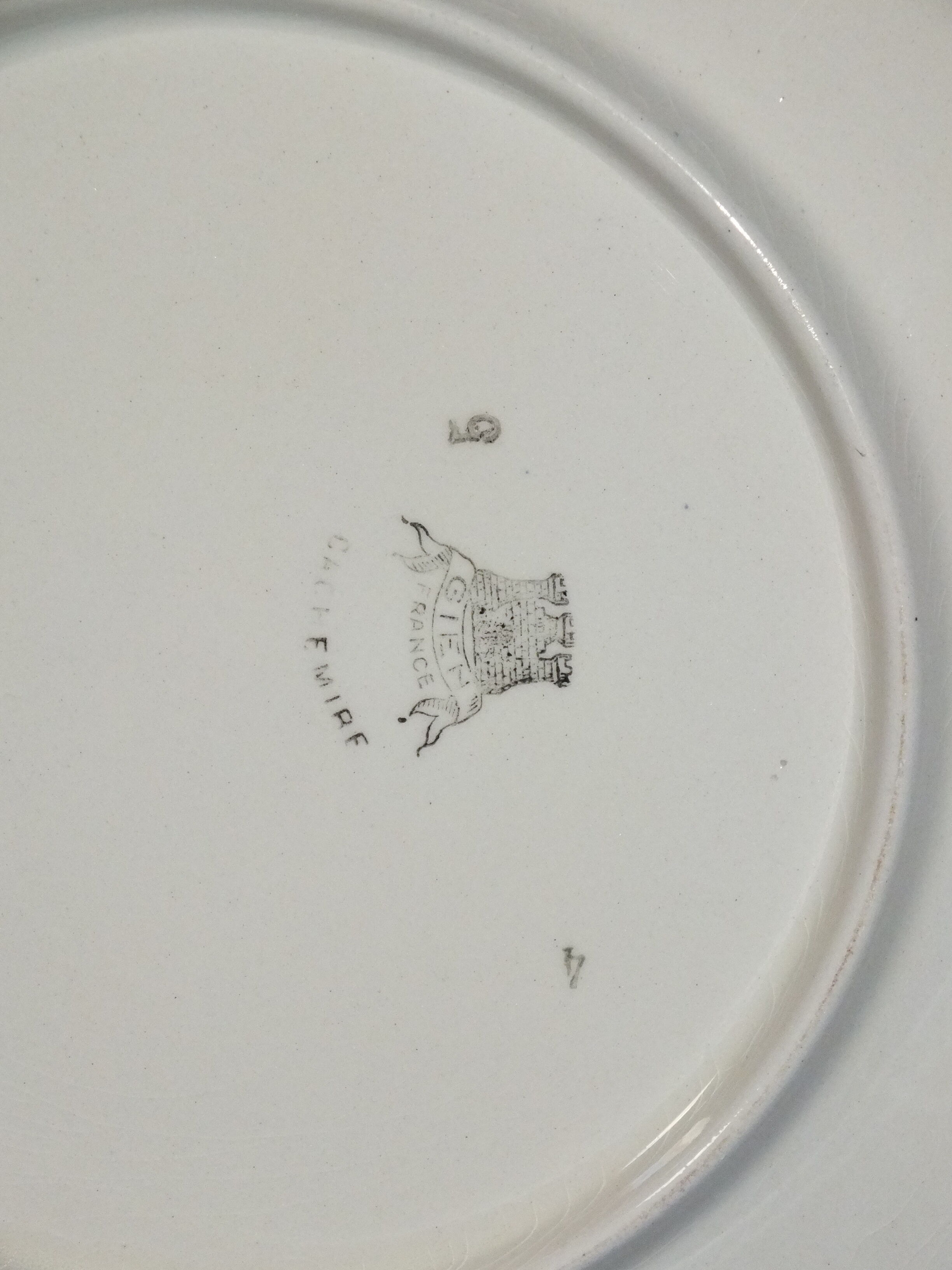 Gien pie dish decor Kashmir