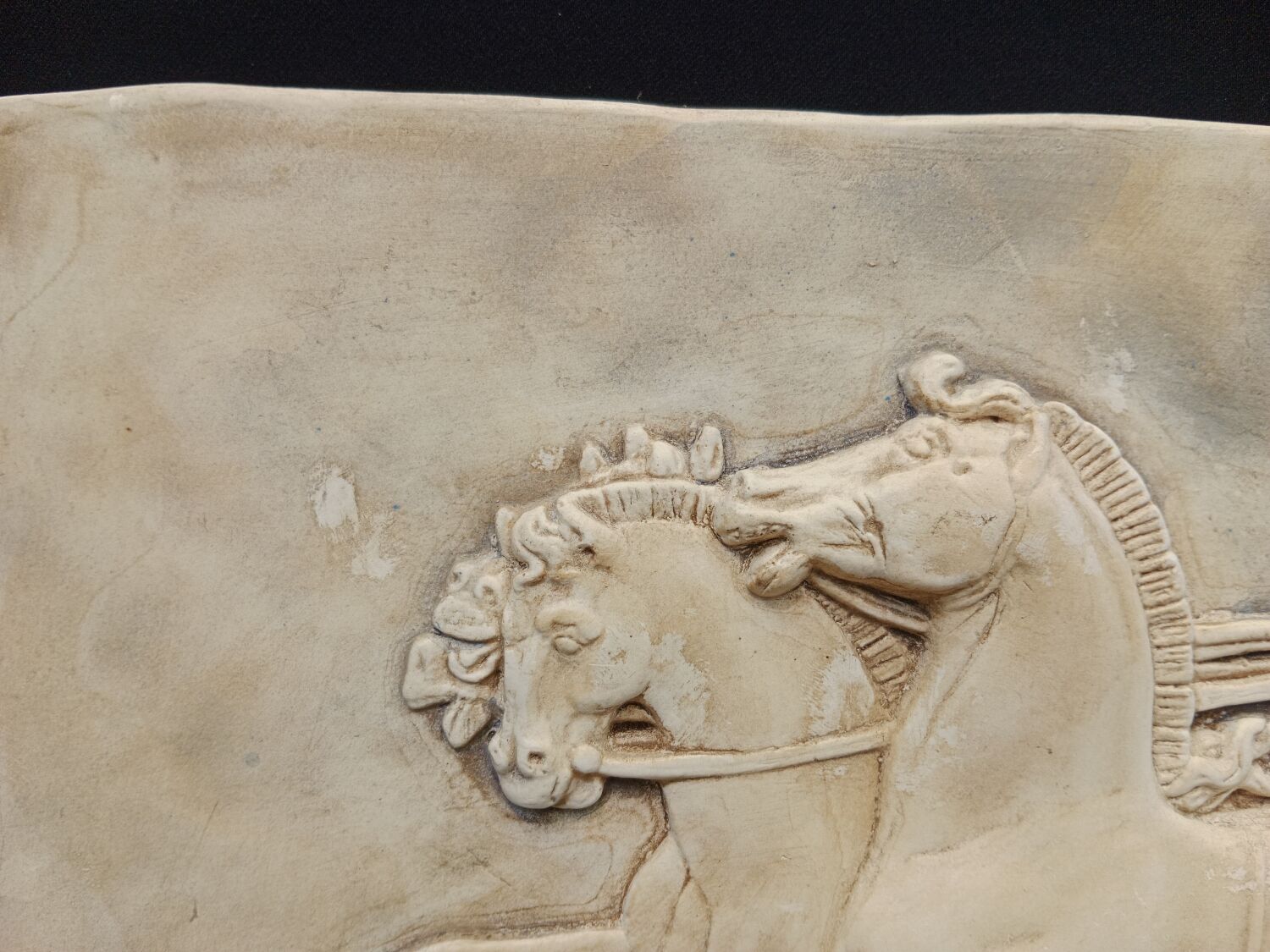 Plaster bas-relief